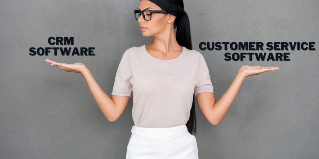 crm or customer service software.