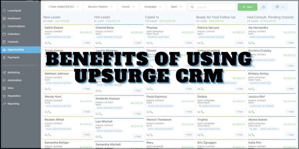 Benefits of using Upsurge CRM for B2B businesses